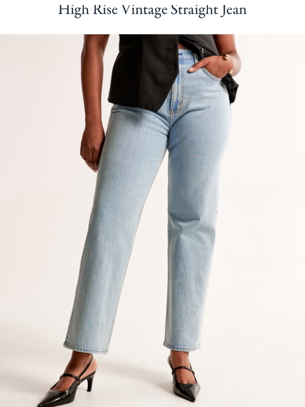 Abercrombie Vintage Straight Jean